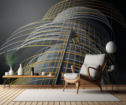 Architectural lines art fototapet