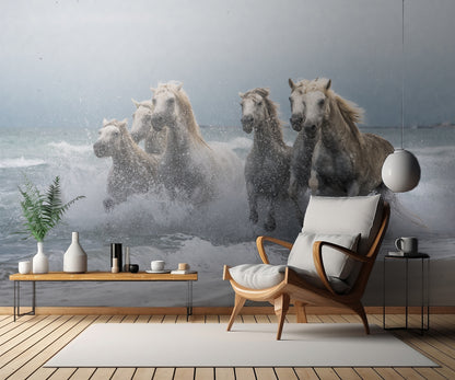 Wild horses fototapet