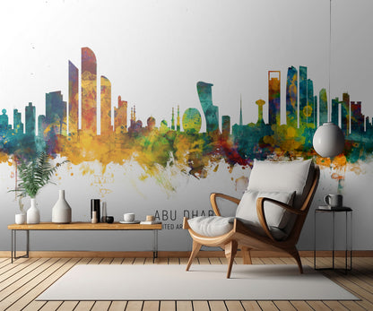 Abu Dhabi Skyline fototapet