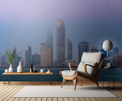 Abu Dhabi Skyline, UAE fototapet