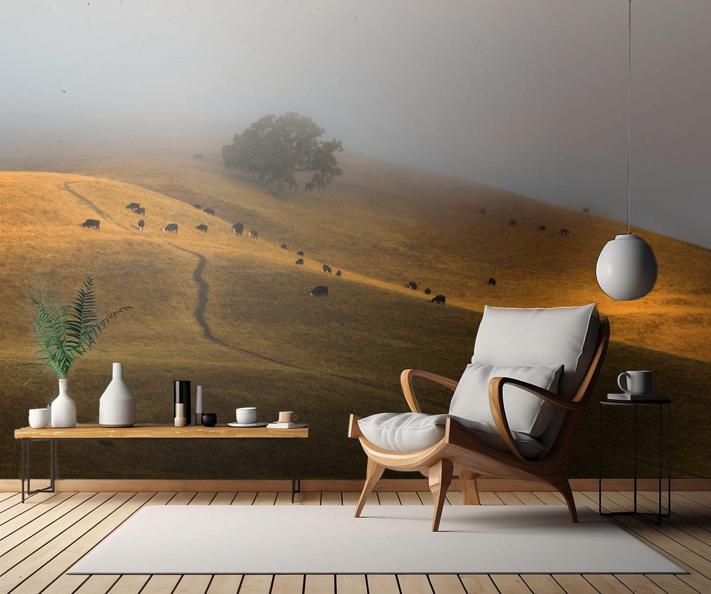 A Summer Morning in TriValley fototapet