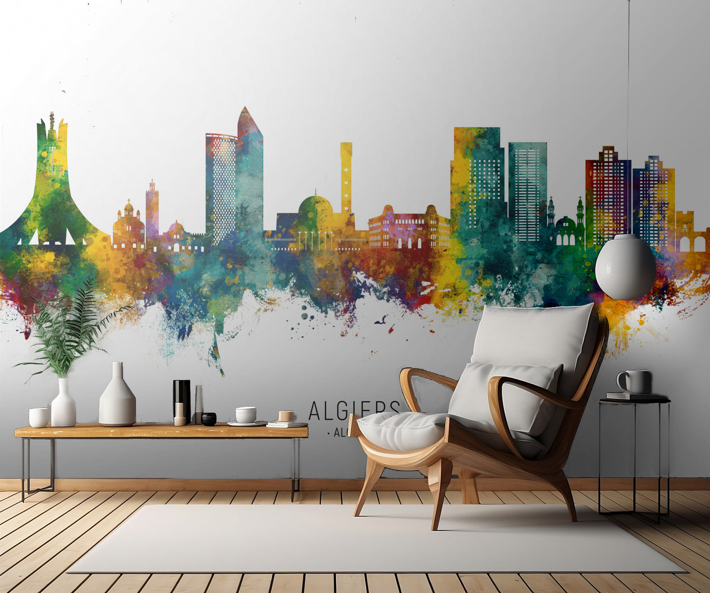 Algiers Algeria Skyline fototapet