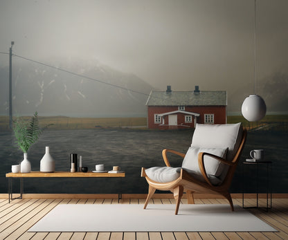 Winter in the Lofoten fototapet