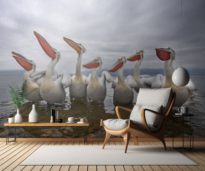 Waiting for a fish fototapet