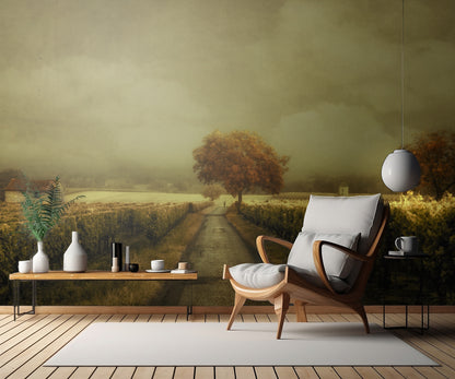 Through the Vineyard fototapet