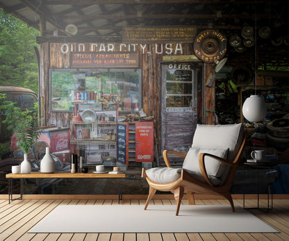 Old Car City fototapet