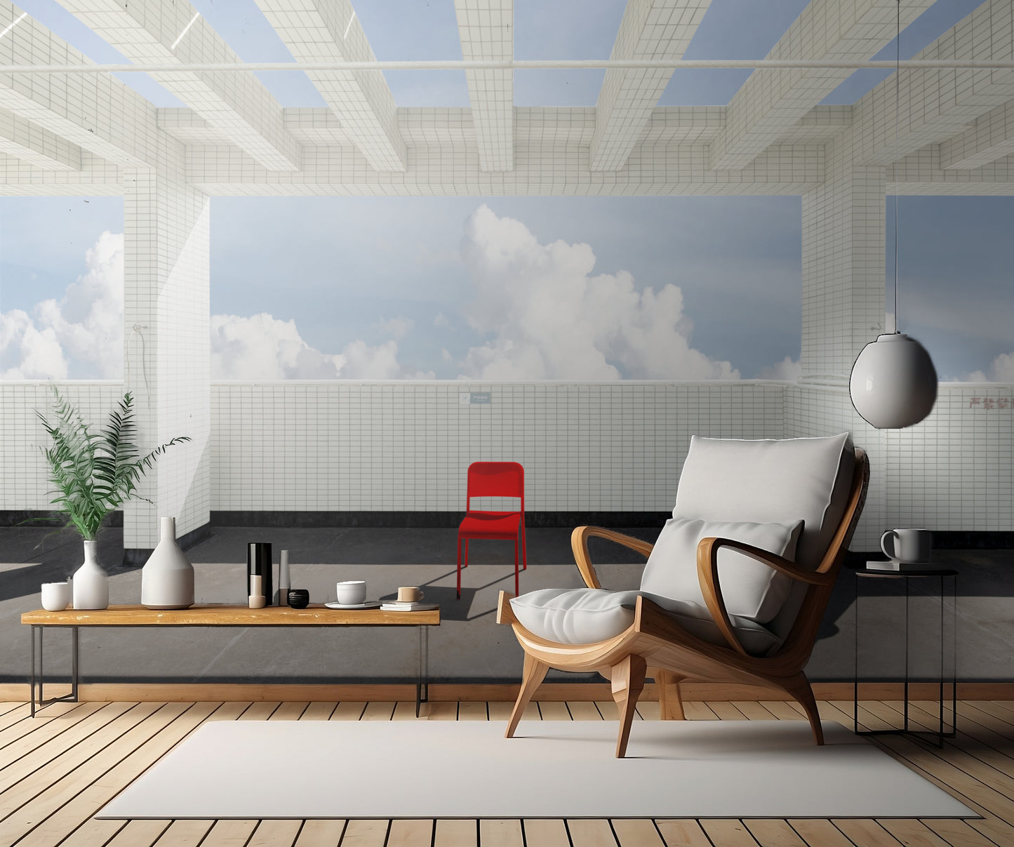 Alone time fototapet