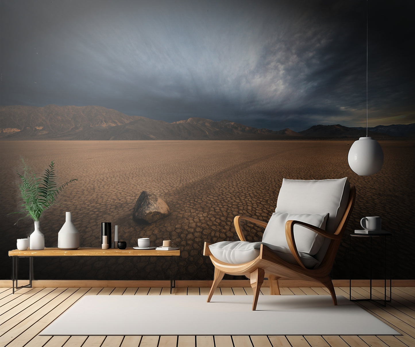 Racing Across the Desert fototapet