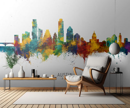 Austin Texas Skyline fototapet