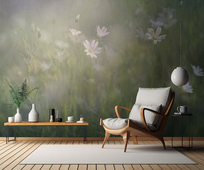 A glade in the woods fototapet