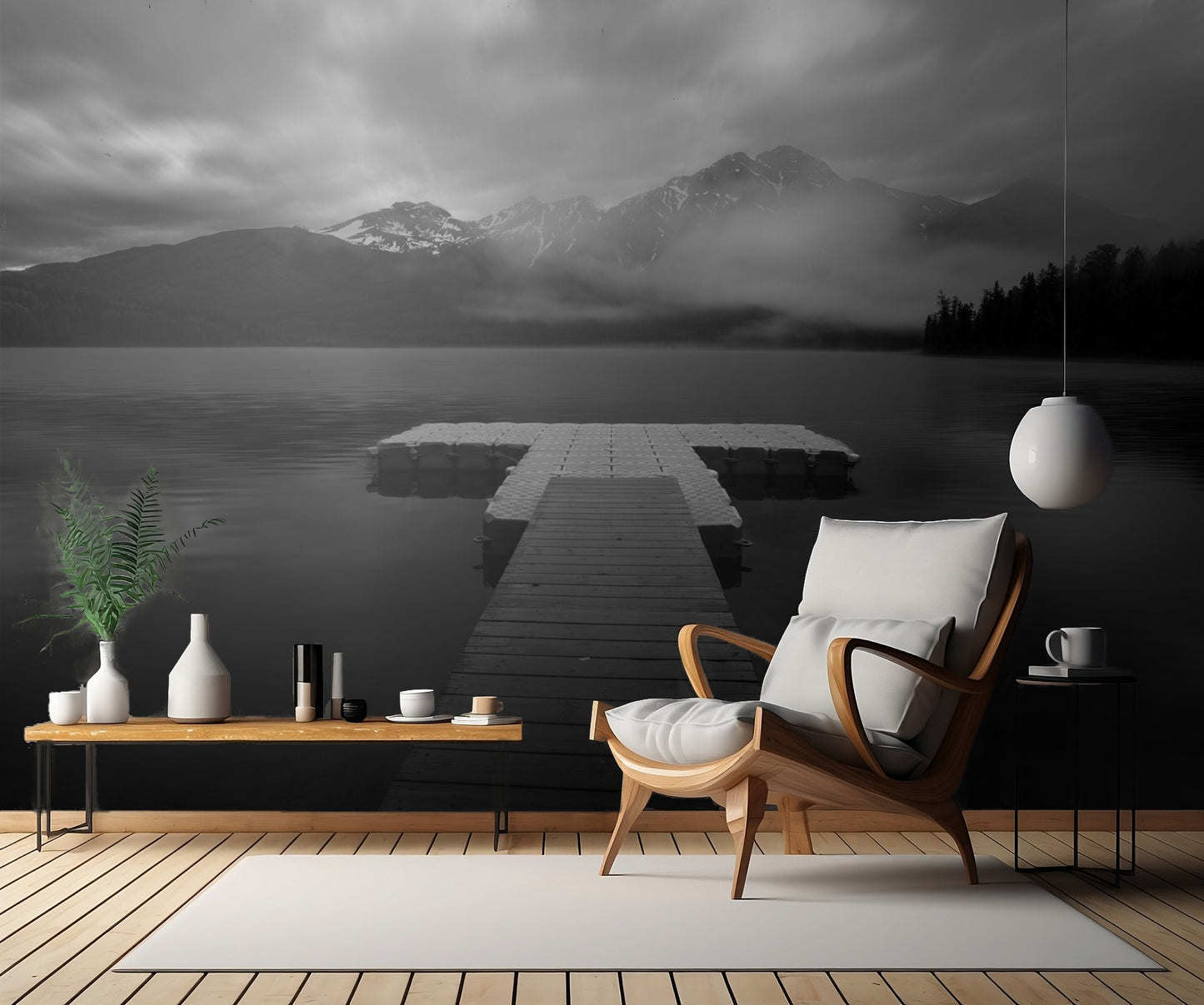 Foggy Morning Jasper fototapet