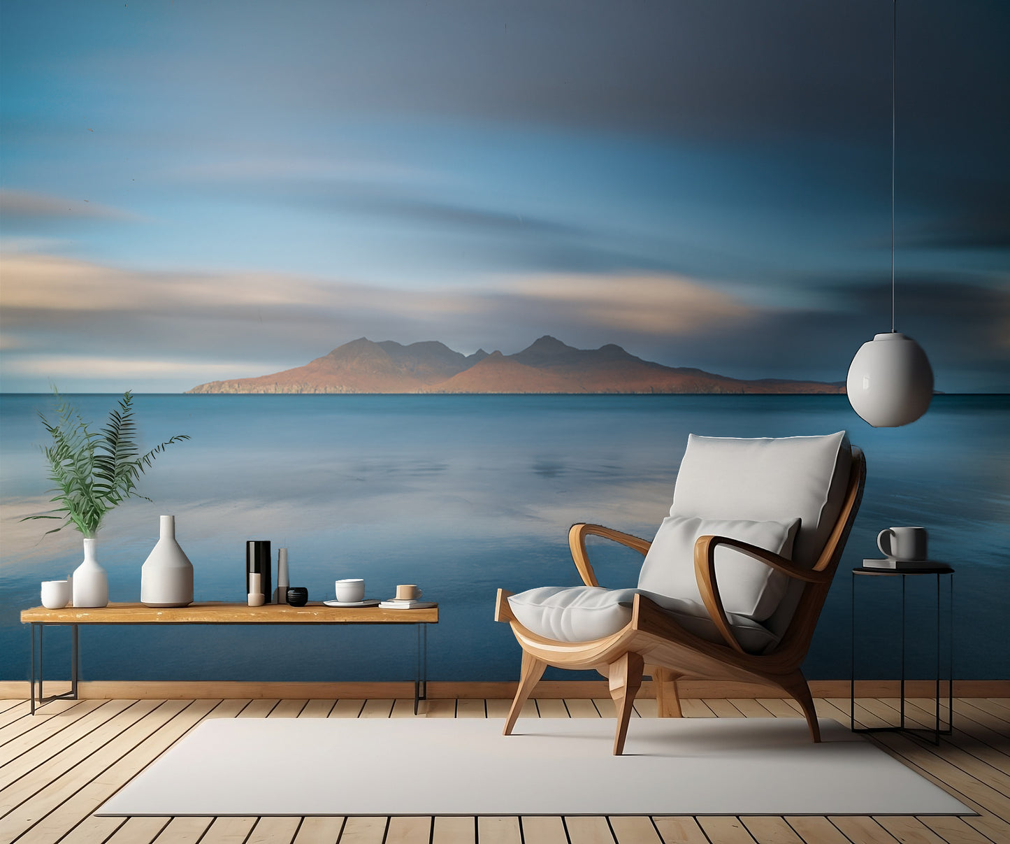 An epic sunrise in Eigg fototapet