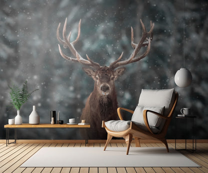 Deer King fototapet