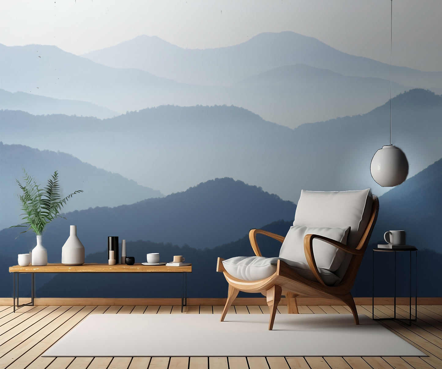 Blue Waves fototapet