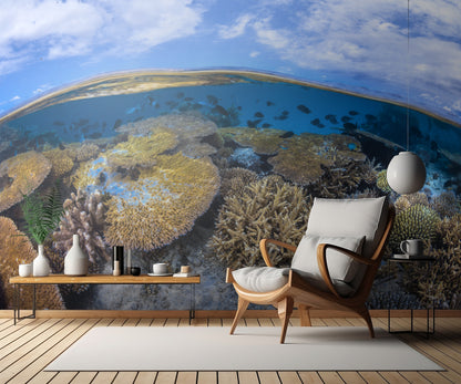 At the edge of the S-shaped pass fototapet