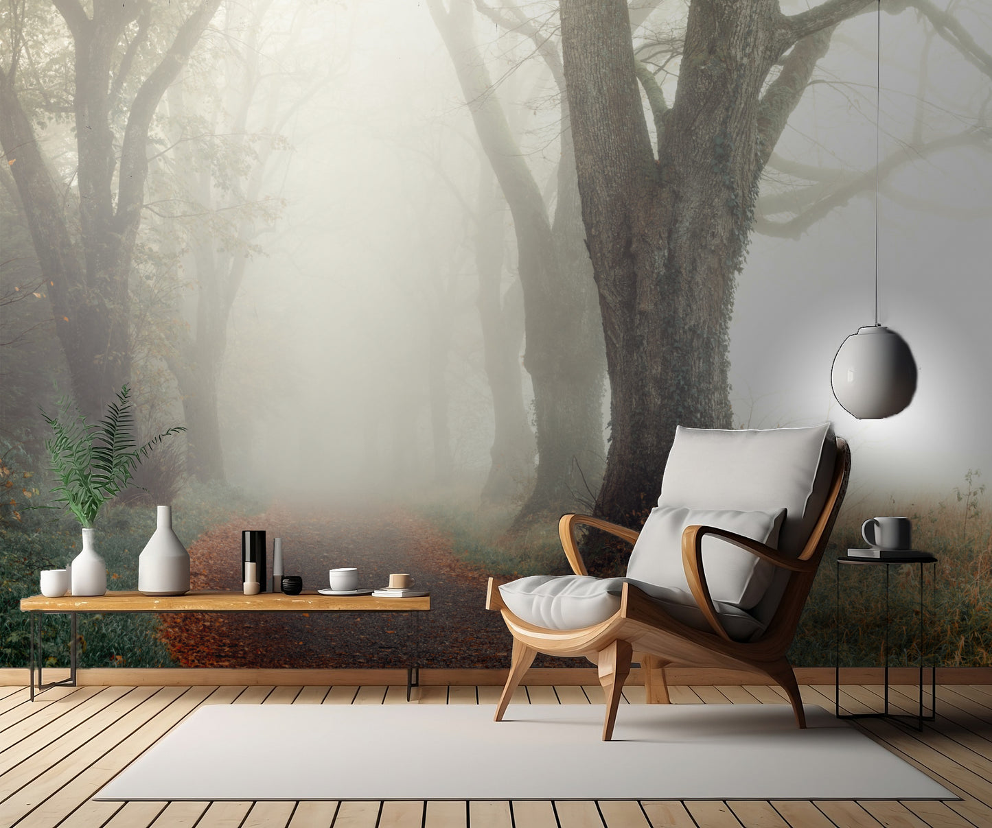 Misty Alley fototapet