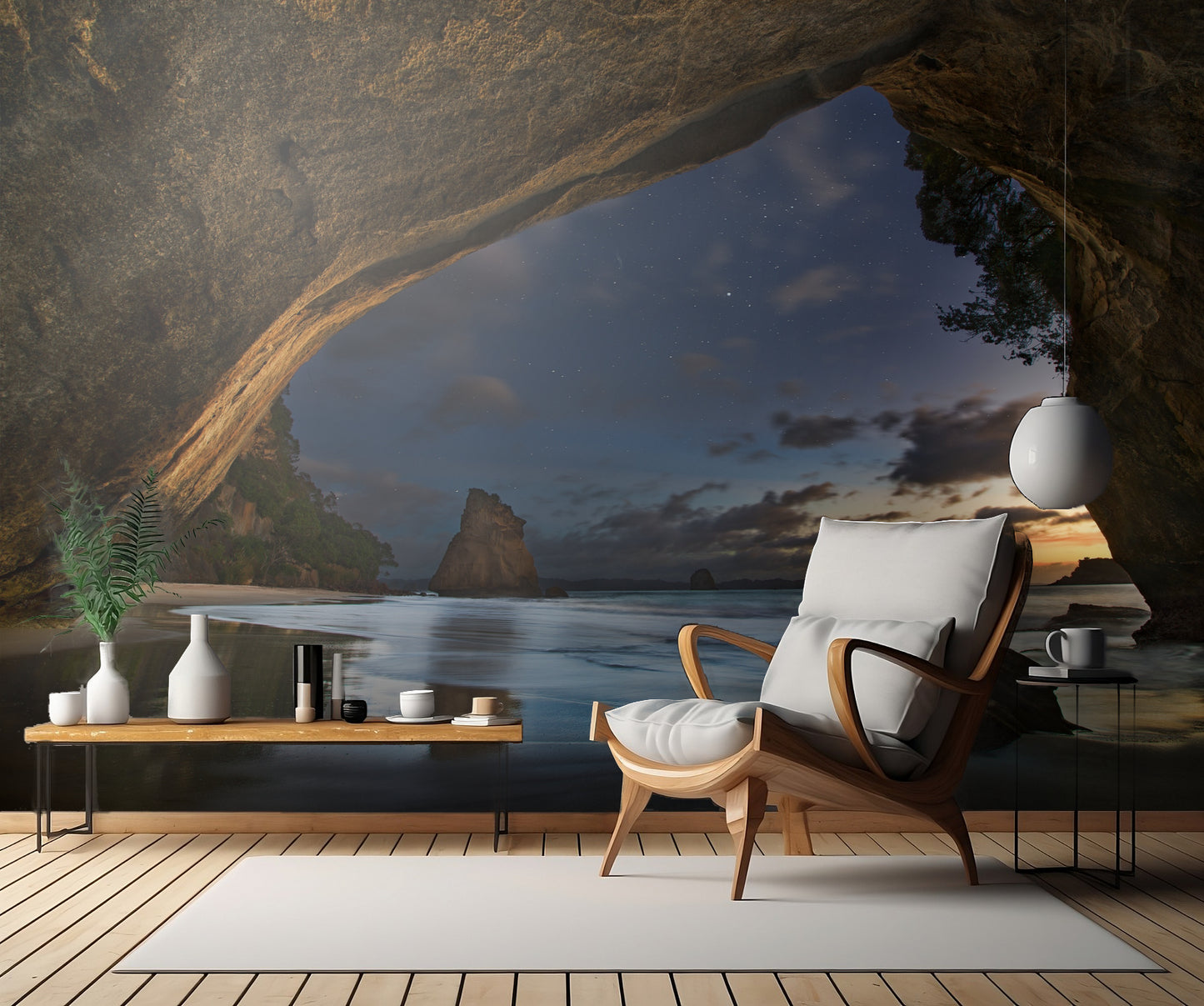 Cathedral Cove fototapet