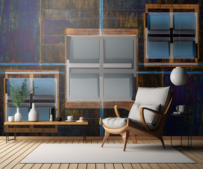 windows composition 6 fototapet