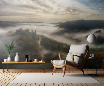 Château de Bourscheid fototapet