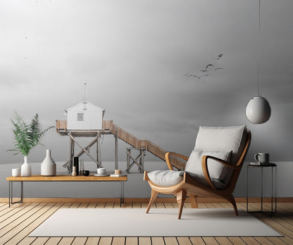 on the beach fototapet