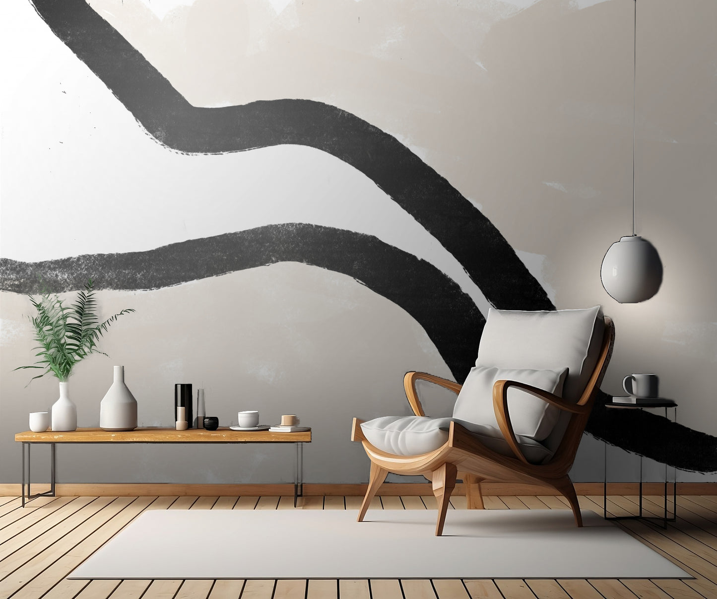 Abstracto Bordered fototapet