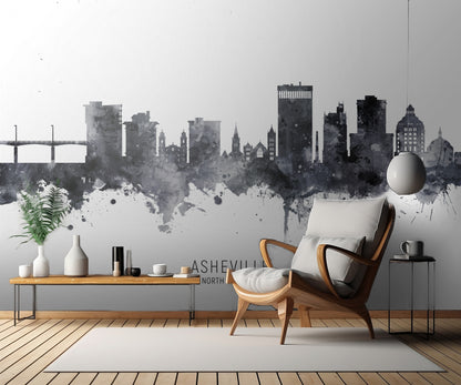 Asheville North Carolina Skyline fototapet