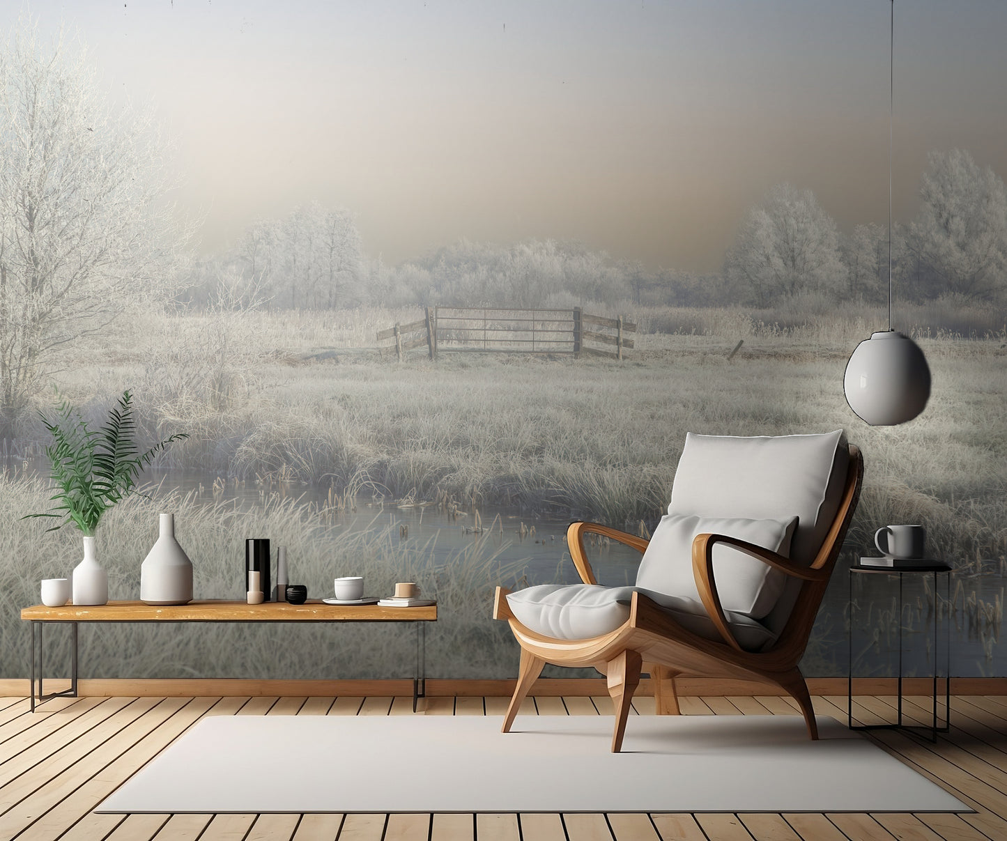 winter in the wieden fototapet