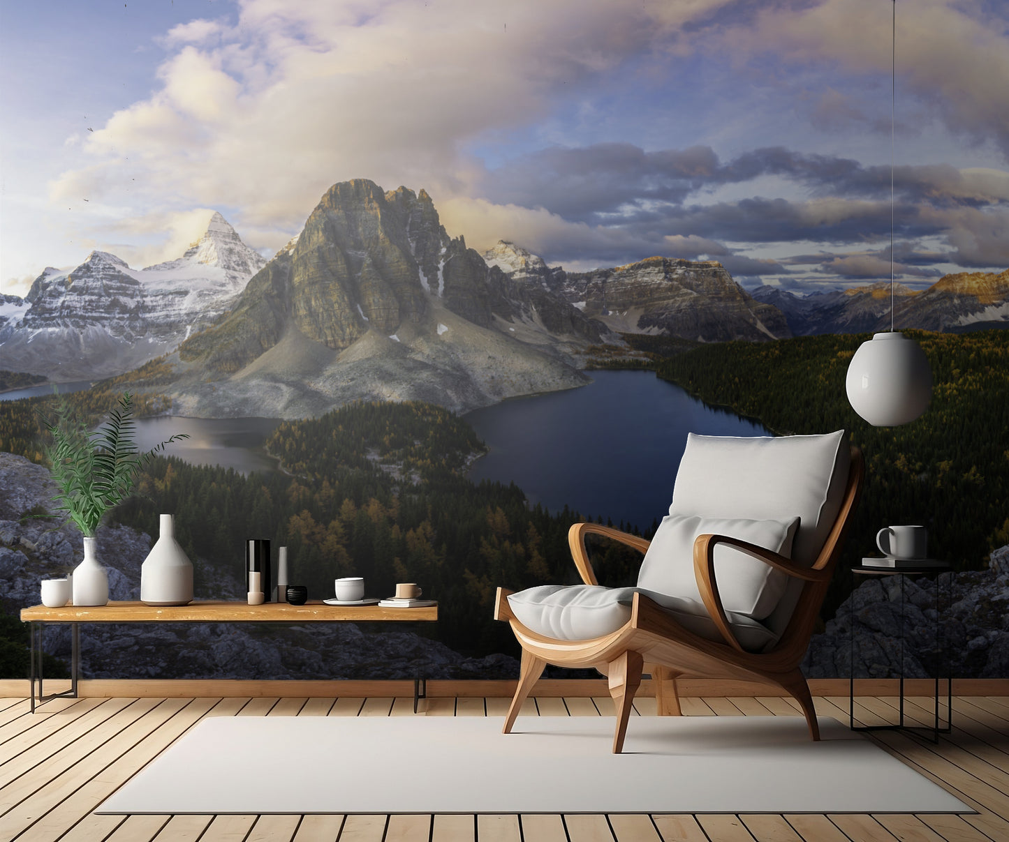 Sunrise at Mt. Assiniboine fototapet