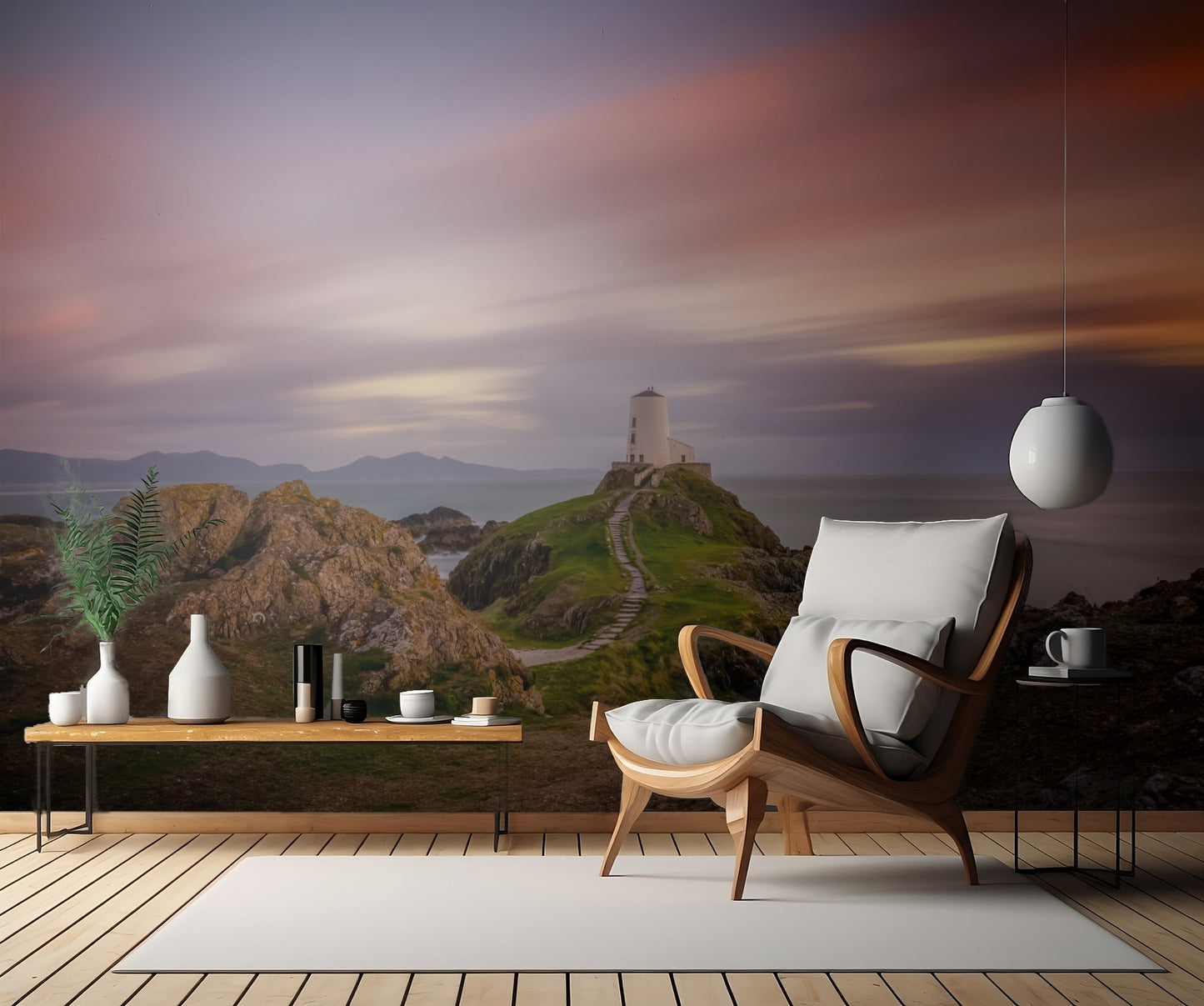 Ynys-Llanddwyn Lighthouse fototapet