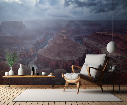 Amidst A Snowstorm fototapet