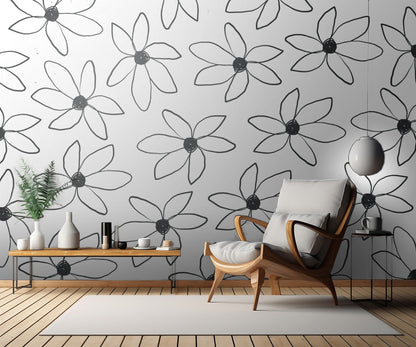 Airy Flowers No 3 fototapet