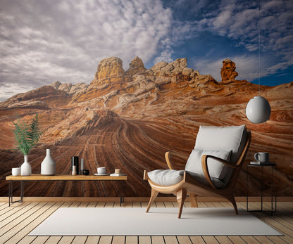 White Pocket 2 fototapet