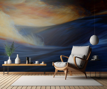 Vid floden. fototapet