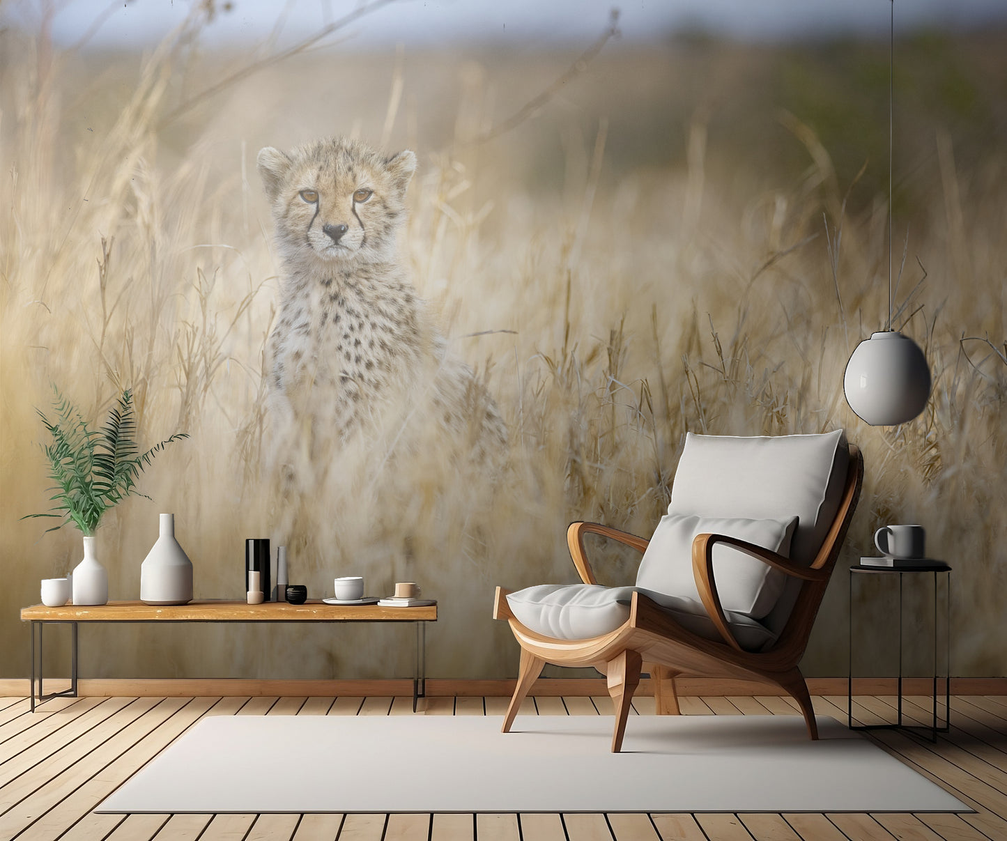 Young cheetah fototapet