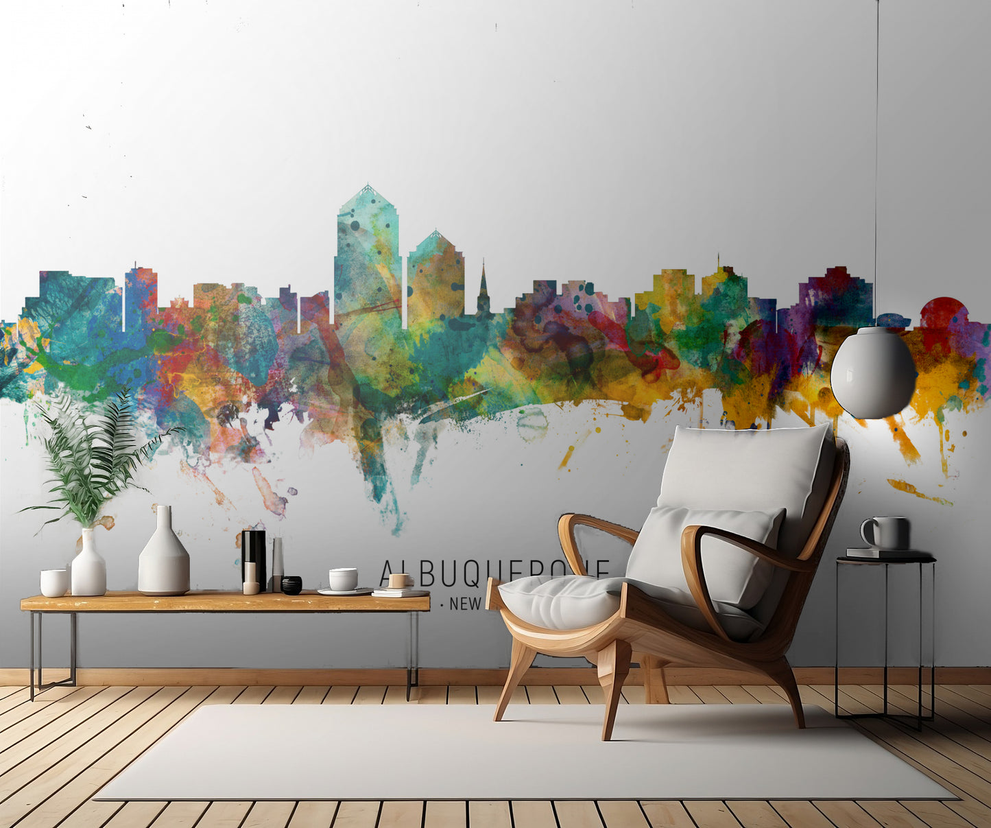 Albuquerque New Mexico Skyline fototapet