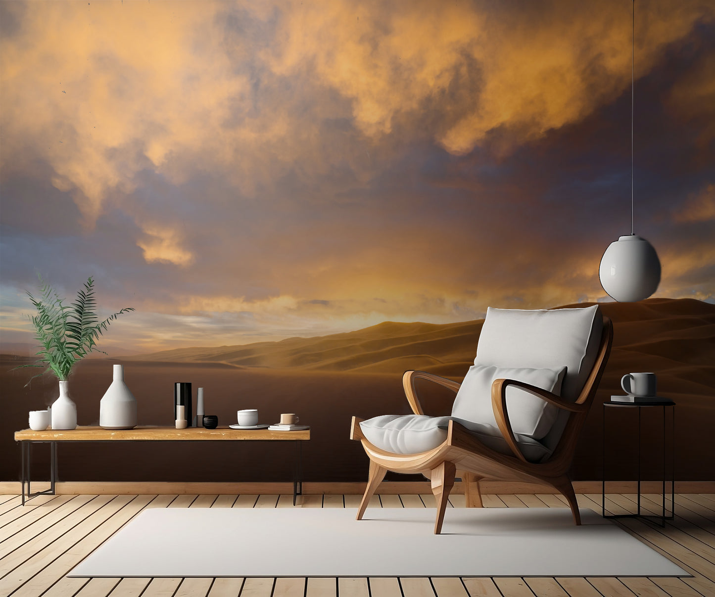 Golden Firework fototapet