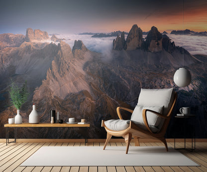 Tre Cime di Lavaredo fototapet