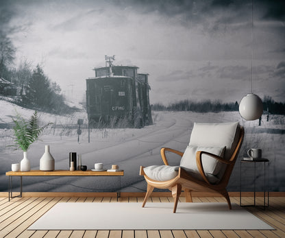 A train to nowhere fototapet