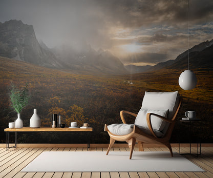 Tombstone Mountain fototapet