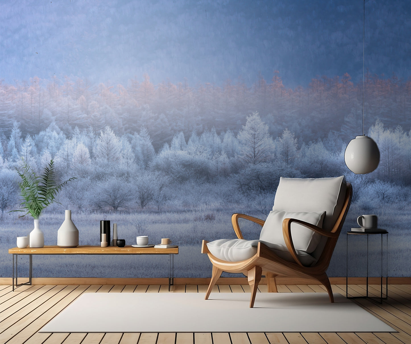 Autumn and Winter gradients fototapet