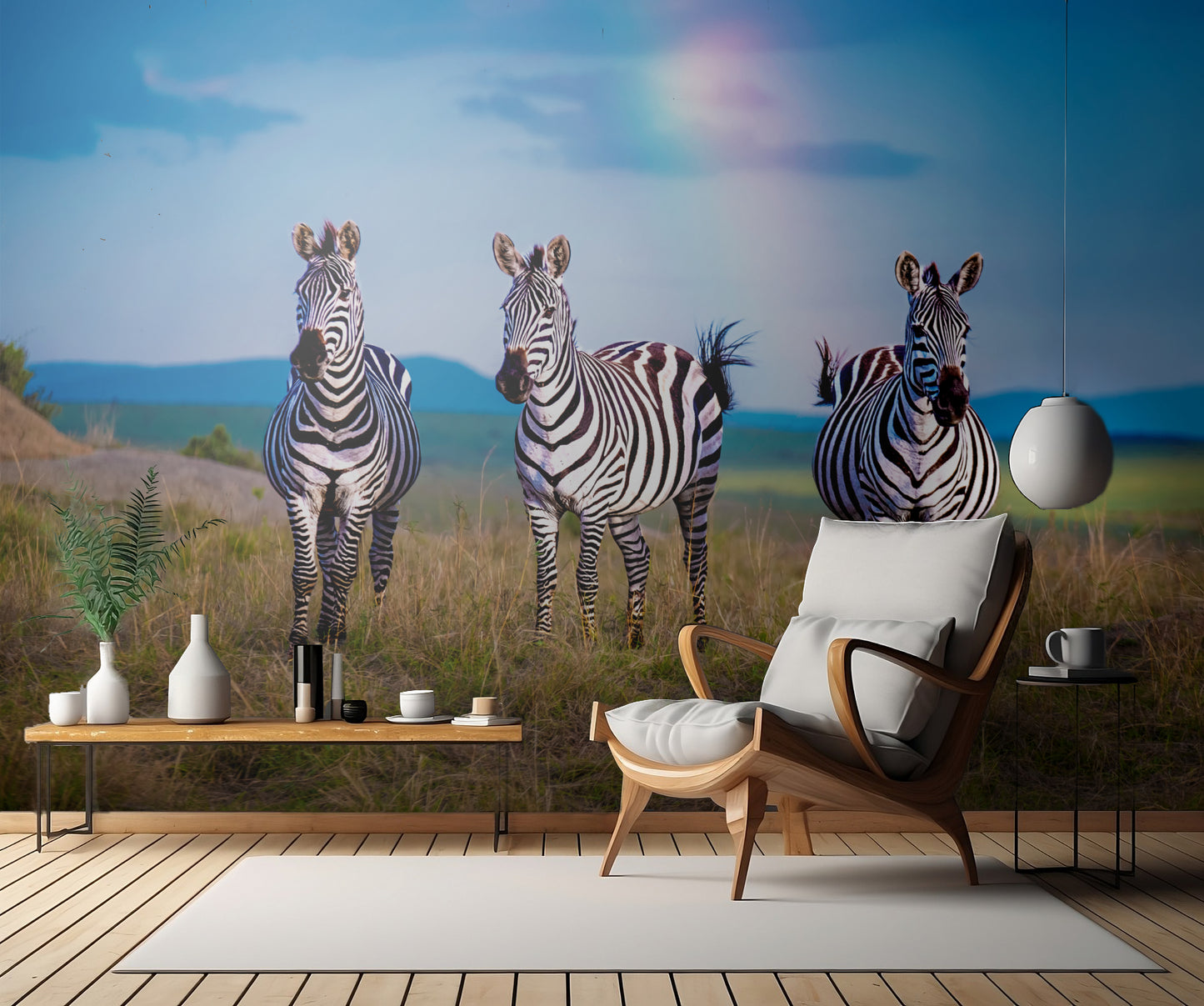 Where colors turns into B&W. fototapet