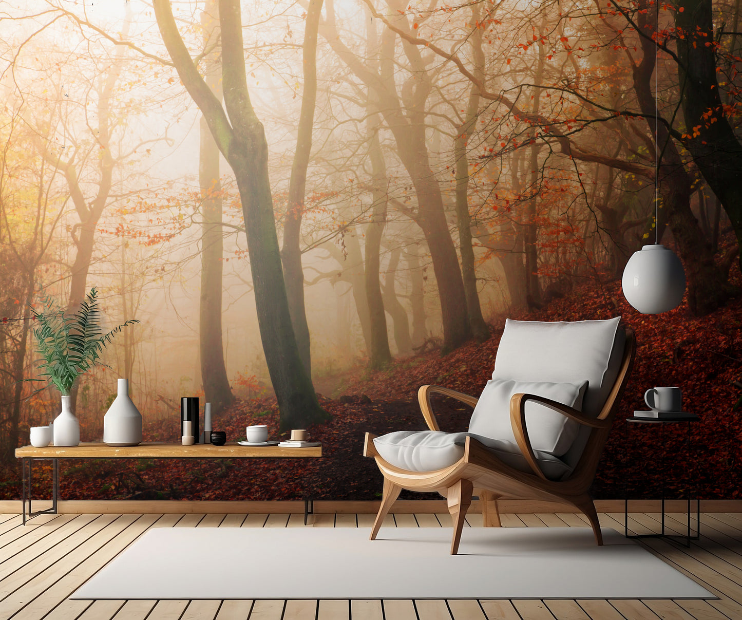 Wake up forest. fototapet