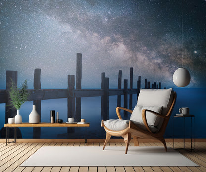 A starry night fototapet