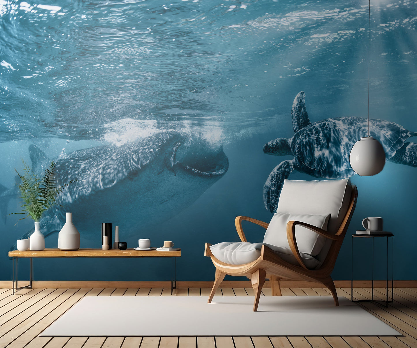 Once at the ocean fototapet