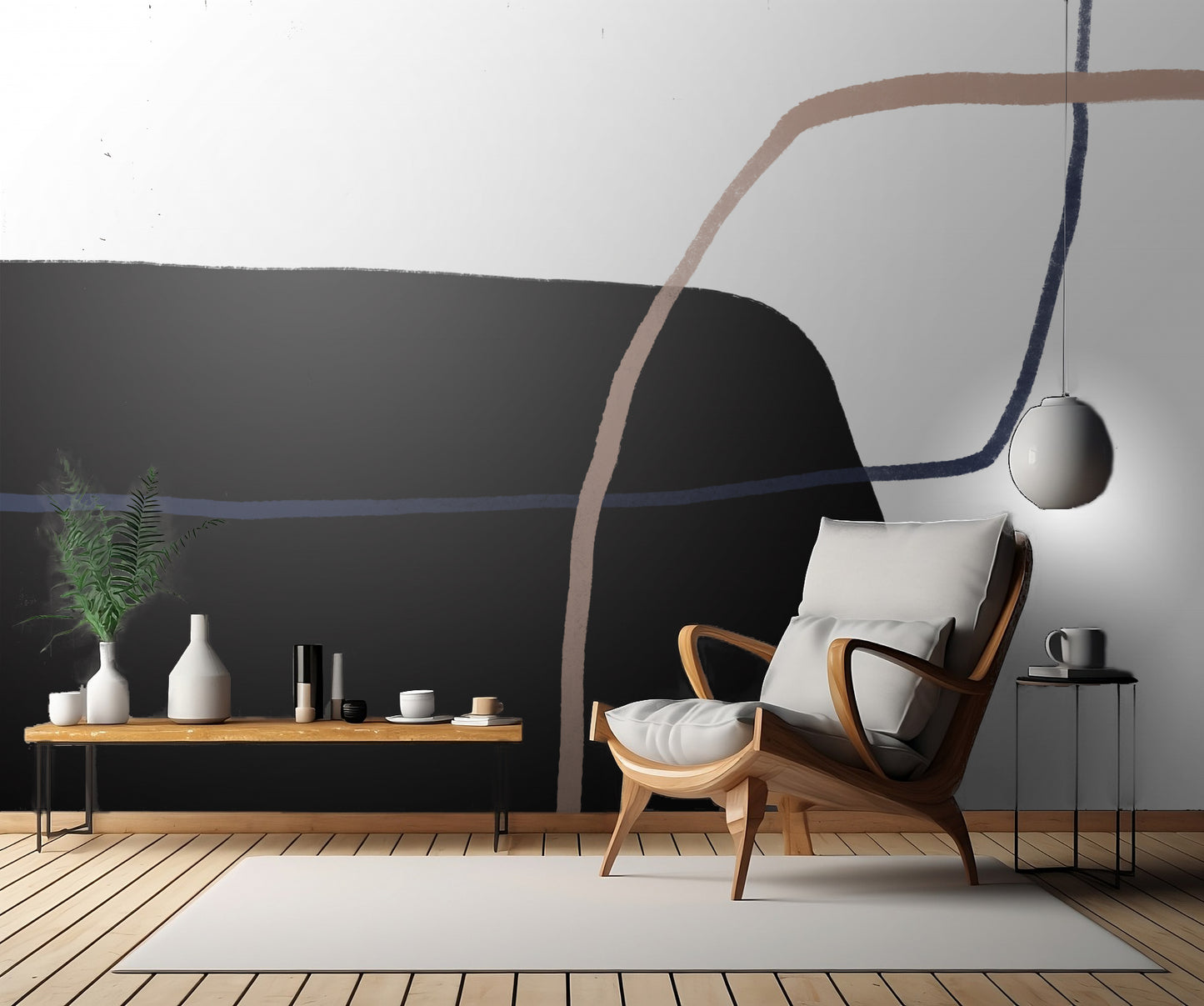 Abstracts No 1   Horizontal fototapet