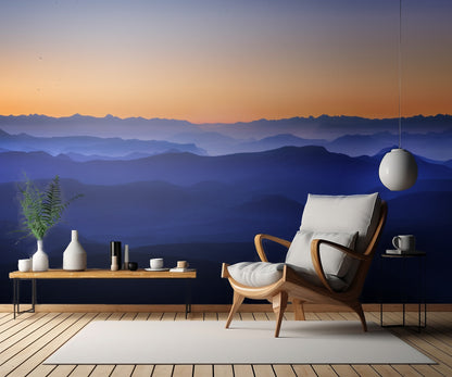 Misty Mountains fototapet