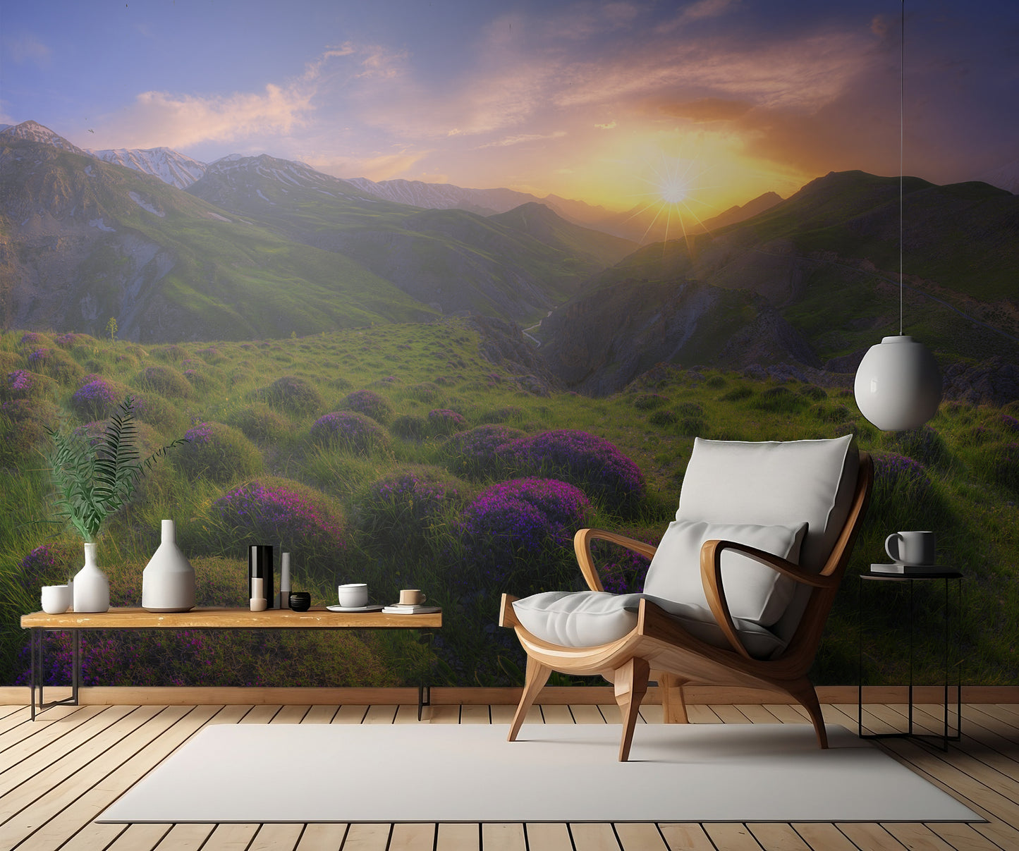 spring in show fototapet