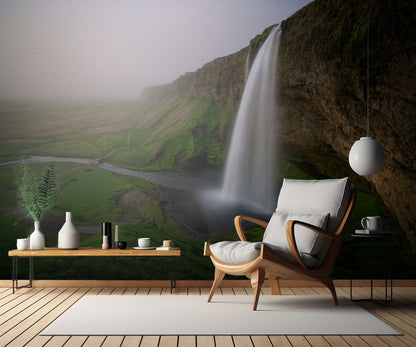 ... with ash from the volcano fototapet