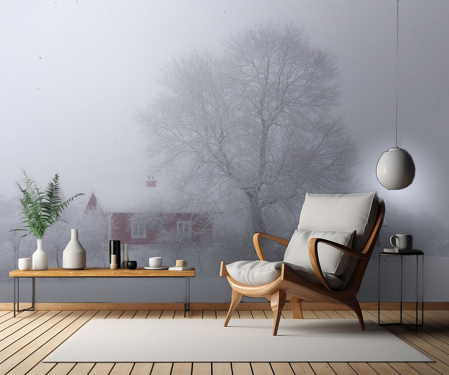 Winter idyll fototapet