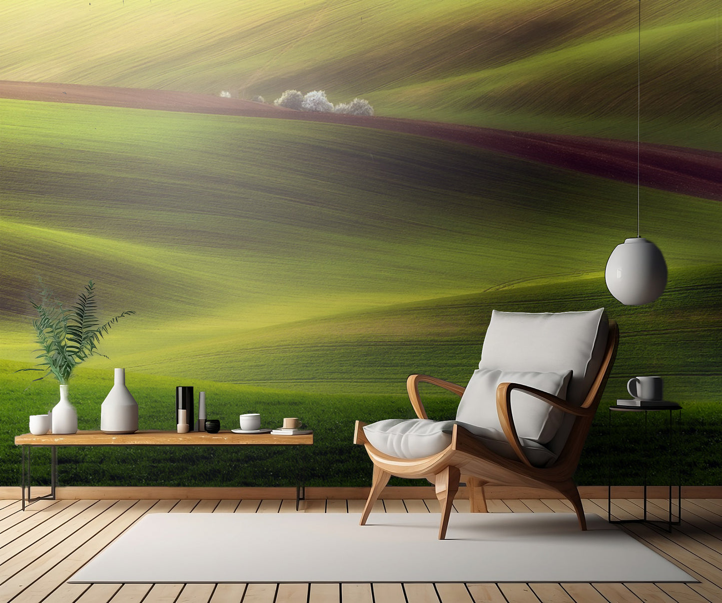 Golden fields fototapet